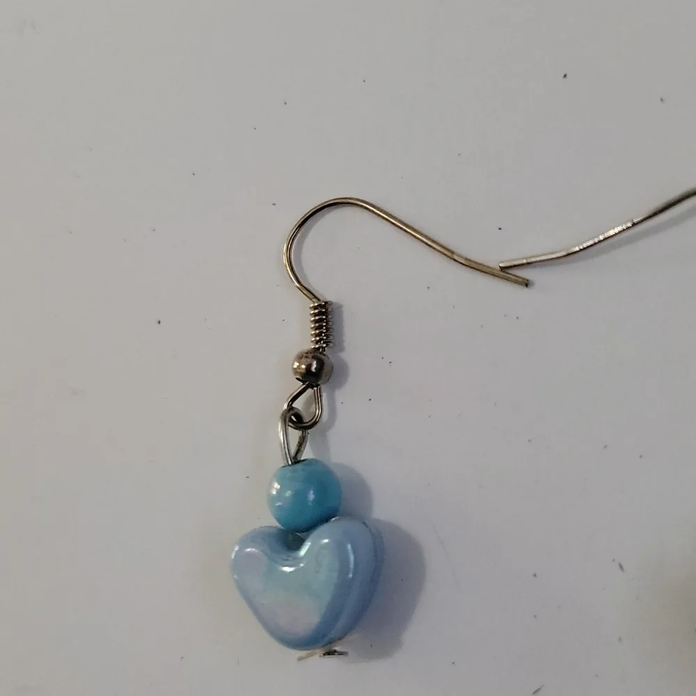 Heart Bead Earrings